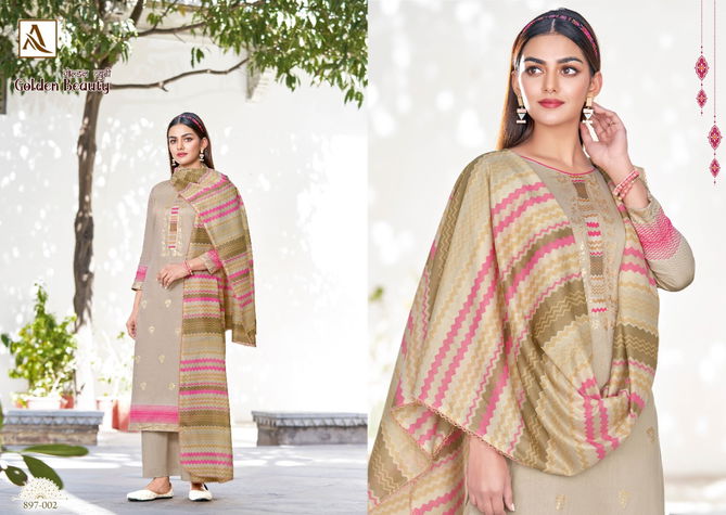 Alok Golden Beauty Casual Daily Wear Jam Cotton Printed Designer Dress Material Collection